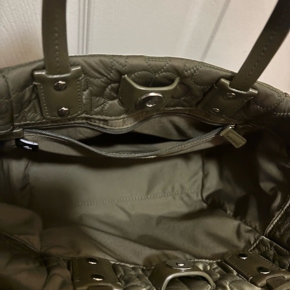 Kate Spade Tilly Quilted Small Tote Bag Green - Picture 7 of 10